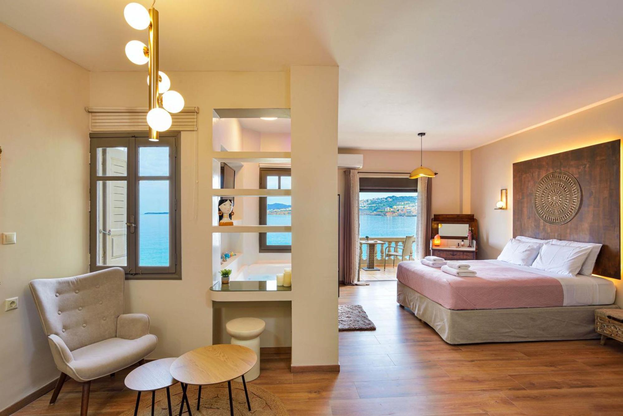 East Seafront Suite Ханья Экстерьер фото